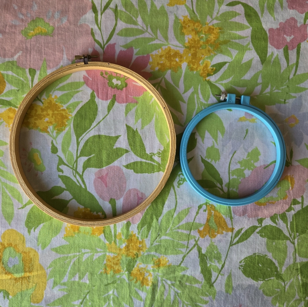 Embroidery Hoops Lot Of 2